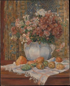 Still Life With Flowers And Prickly Pears (ca. (1885)) — Pierre-auguste Renoir, Impressionism