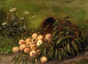 Still Life With Peaches — Thomas Worthington Whittredge