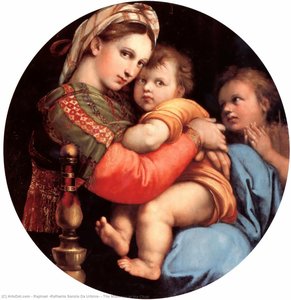 Die Madonna Auf Dem Stuhl — Raffael