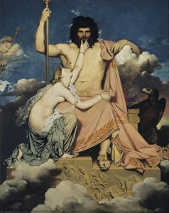 Júpiter Y Tetis — Jean-auguste-dominique Ingres, Pintura Neoclásica