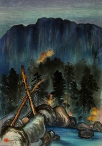 Merced River, Yosemite Valley — Chiura Obata