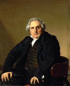 Portrait Of Monsieur Bertin — Jean-auguste-dominique Ingres, Neo-classicism