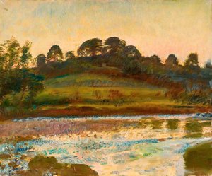 Brightworthy Ford, Withypool, Exmoor - — Sir Alfred James Munnings