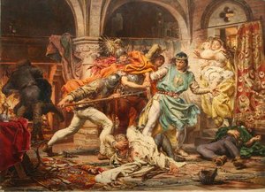 Death Of King Przemysl Ii — Jan Matejko