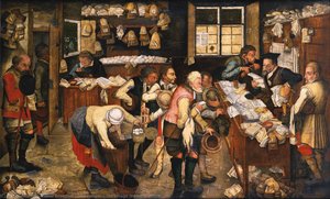 The Village Lawyer's Office — Pieter Brueghel The Younger