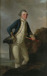 Portrait Of Captain James Cook — John Webber, Romantic Realism