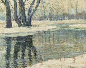 Winter Landscape — Ernest Lawson