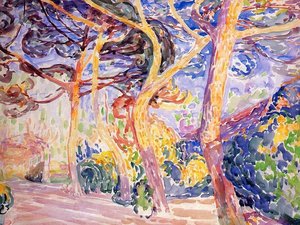 Under The Pines — Henri Edmond Cross, Post-impressionism