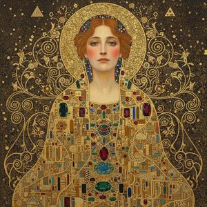 The Gilded Sovereign: An Eternal Radiance In Gold And Gemstone — Jacques Villedieu