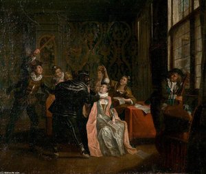 A Music Party — Jan Josef Horemans The Elder, Baroque