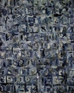 Grey Numbers — Jasper Johns, Abstract Expressionism