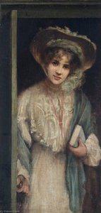 Woman Entering Through A Door — Beatrice Offor