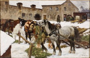 Farm In Winter — Olof Arborelius