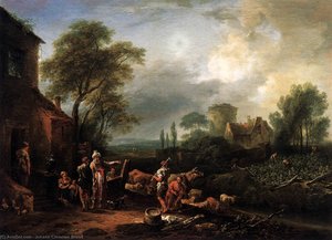 Parable Of The Workers In The Vineyard — Johann Christian Brand