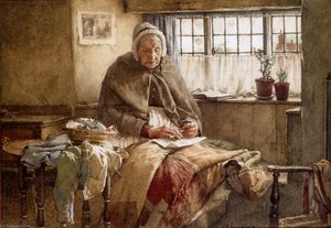 At Evening Time It Shall Be Light — Walter Langley