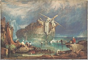 Salving From The Wreck — Samuel Prout