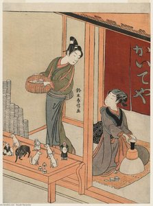 The Kaideya Earthenware Shop — Suzuki Harunobu