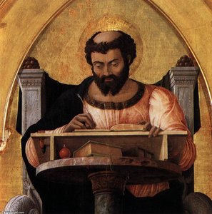 San Luca Altarpiece (detail) — Andrea Mantegna