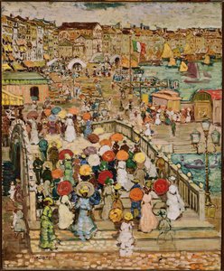Ponte Della Paglia — Maurice Brazil Prendergast, Post-impressionism