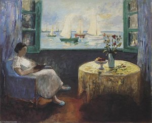 Reading By The Window — Henri Lebasque