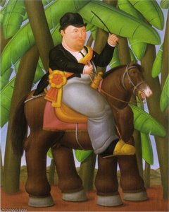 Le President Et La First Lady — Fernando Botero