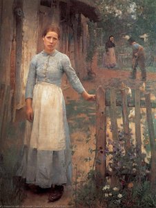 The Girl At The Gate — Sir George Clausen
