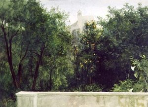 An Italian Garden — Frank Dicksee