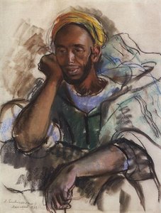 Moroccan In Green — Zinaida Serebriakova