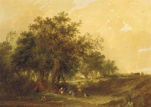 A Gypsy Encampment — Edward Charles Williams