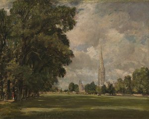 Salisbury Cathedral From Lower Marsh Close — John Constable