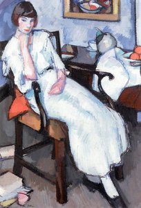 Girl In White — Samuel John Peploe