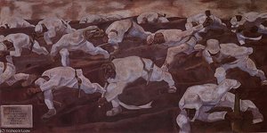 Storm. The Nameless — Albin Egger Lienz