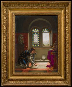 Charles Vii Writing A Farewell Letter To His Wife — Fleury François Richard