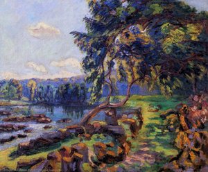 Rapids At Genetin — Ferdinand Guillaumin