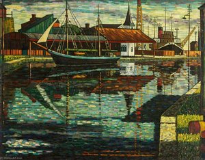Sailing Ship, West Dock — Charles Byrd
