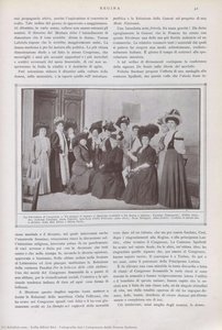 Fotografia Dal I Congresso Delle Donne Italiane — Sofia Albini Bisi
