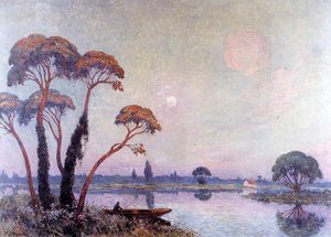 Fishermen By The Banks Of The Loire — Ferdinand Du Puigaudeau