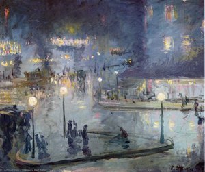 Place du Rome at Night