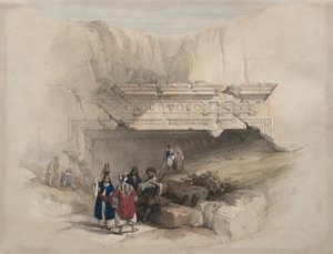 Entrance To The Tombs Of The Kings, Jerusalem — David Roberts