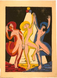 Colourful Dance — Ernst Ludwig Kirchner, Expressionism