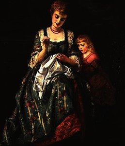 The sewing lesson