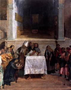 Presentation In The Temple — Lorenzo Lotto, Baroque