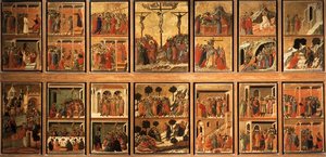 Geschichten Von Der Passion (maestà, Rückseite) — Duccio Di Buoninsegna