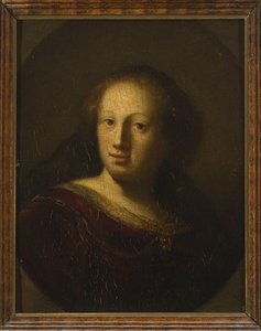 Portrait Of A Woman With A Ruby Pendant — Рембрандт