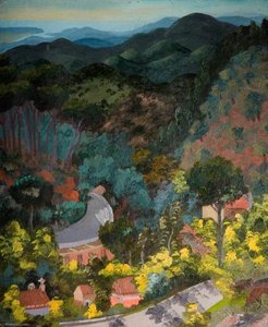 Monchique Foothills, Algarve — Cedric Lockwood Morris, Post-impressionism