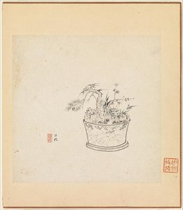 明 清 陳洪綬 橅古圖 冊 Miscellaneous Studies — Chen Hongshou