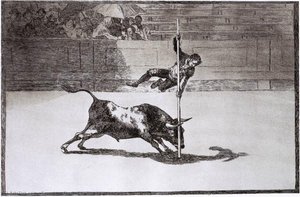 The Speed And Daring Of Juanito Apiñani In The Ring Of Madrid — Francisco José De Goya Y Lucientes