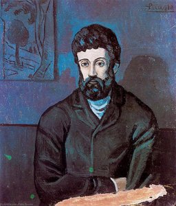 Man In Blue — Pablo Picasso, Cubist Expressionism