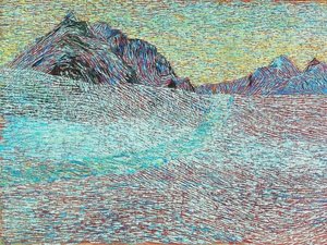 Mountain Landscape — Giovanni Segantini