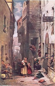 Libberton Wynd, Edinburgh — George Cattermole